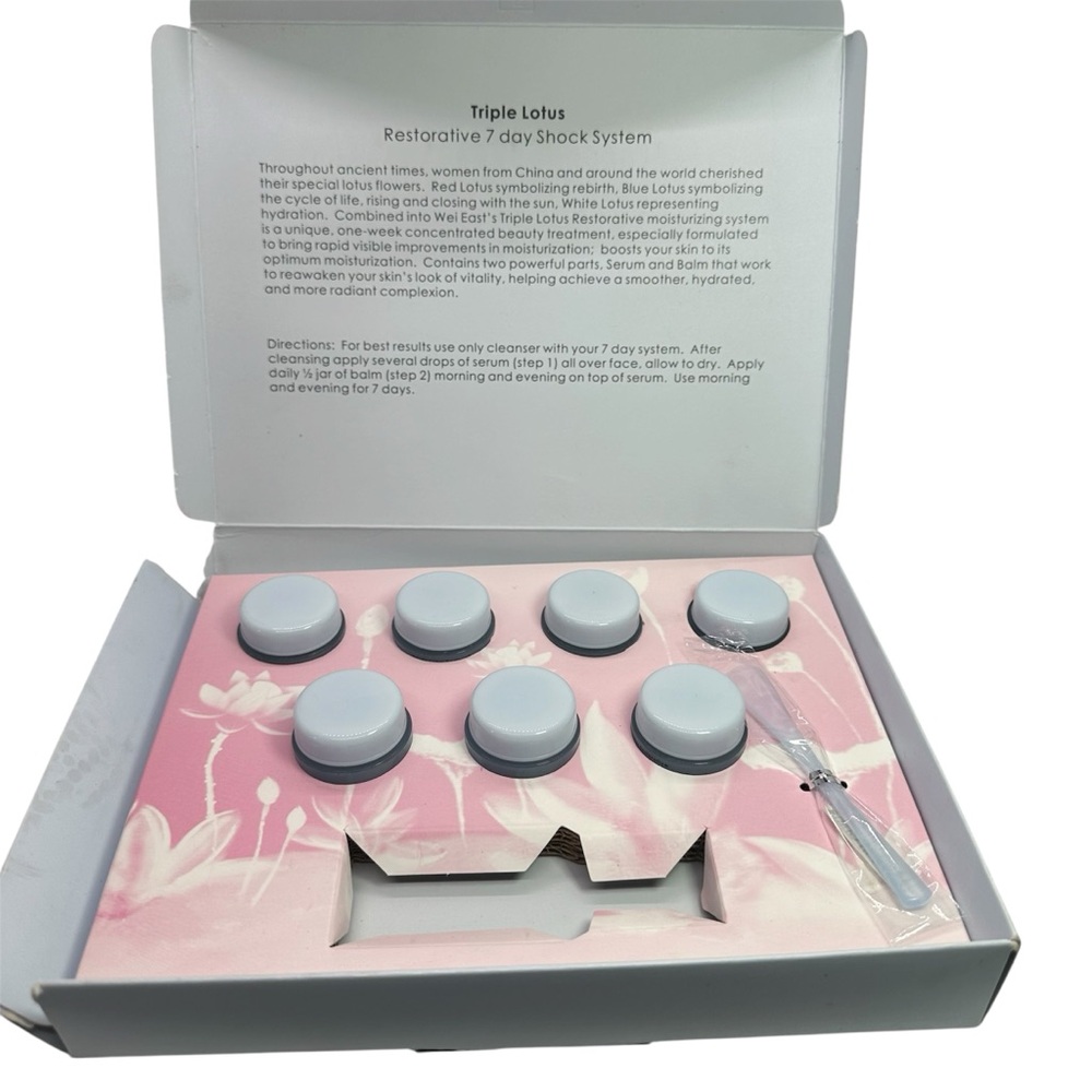 Wei East Triple Lotus Restorative 7 Day
Shock System New Old Stock*READ*